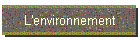 L'environnement