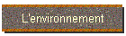 L'environnement